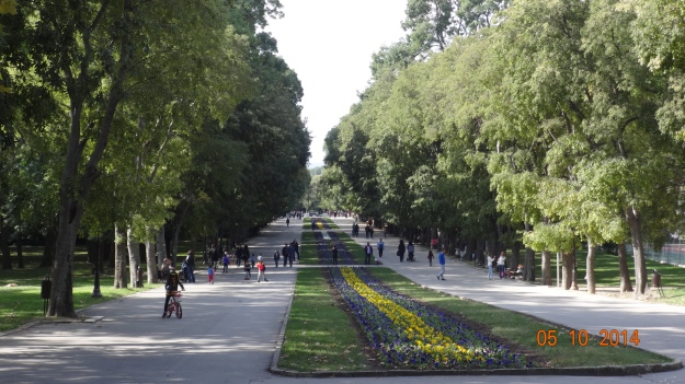 The extensive park at Varna