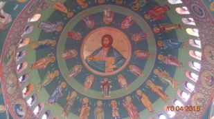 typically elaborate decoration in these Greek Orthodox churches