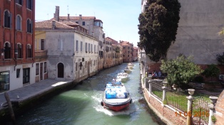 Venetian traffic jam