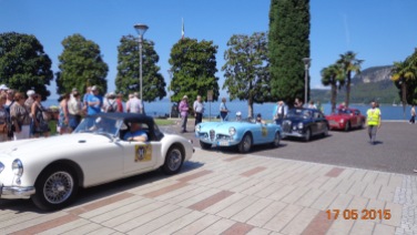 Classic car rally at Garda