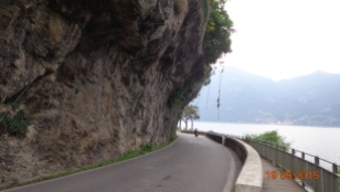 the road round the NE of the lake - too low and narrow for a Heidi - I bet the Greeks wouldn't have bothered with height and width restrictions!