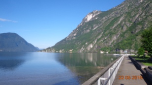 Porlezza - looking down the lake towards the Swiss border
