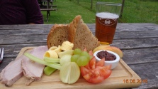 a proper English ploughman's - and a particularly posh one at that
