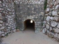 At the end of the beach there's a tunnel...