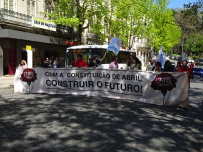 Labour Union marches on 25th April